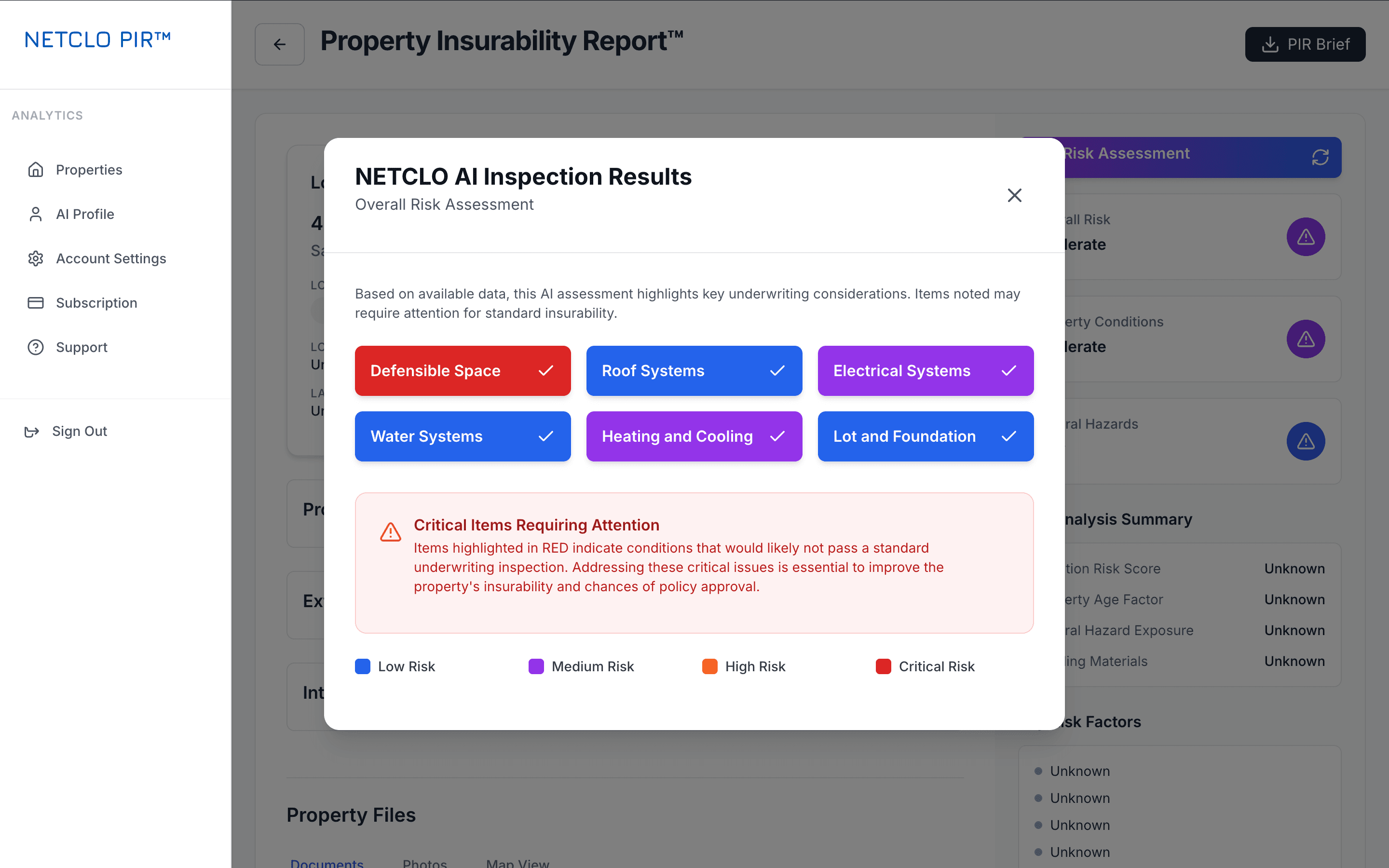One-Click Professional PIR Brief
